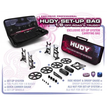199240 HUDY SET-UP BAG FOR 1/8 OFF-ROAD CARS - EXCLUSIVE EDITION