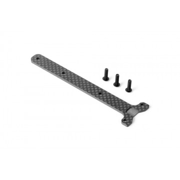 361190 Xray Graphite Chassis Brace Deck - Rear - 2mm